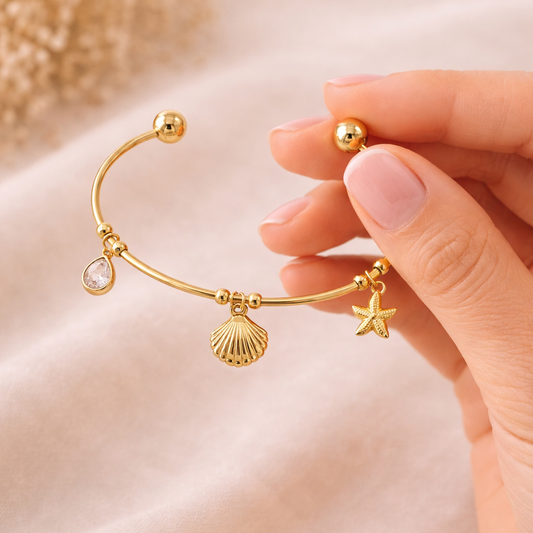 Nautical Charm Bangle