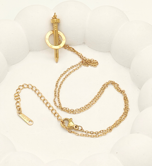 Compass Nail Pendant