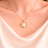 Stylish Pendant with Mother-of-Pearl