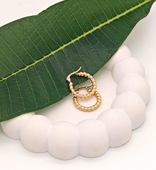 Braided Hoop Earrings