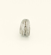 Silver Textured Stacking Ring