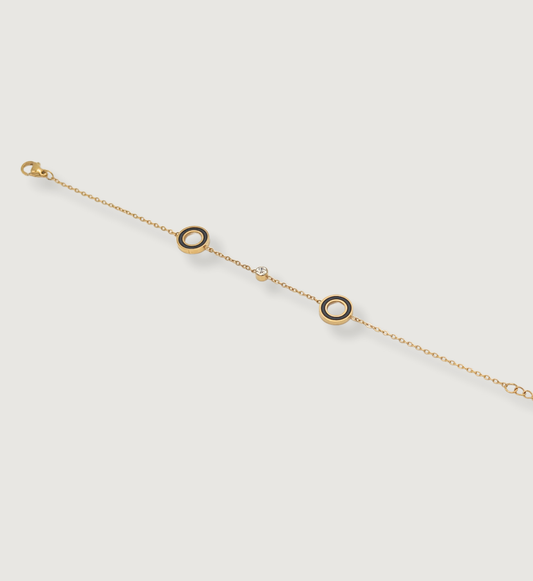 Minimalist Circle Accent Bracelet