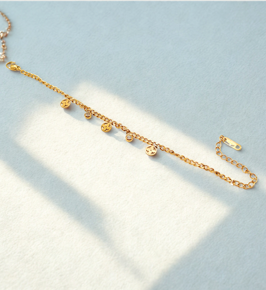 Chic Button Chain Bracelet