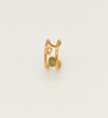 Gold Open Band Ring with Gemstone Accents