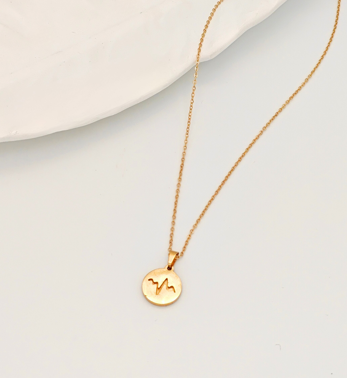 Heartbeat Wave Pendant