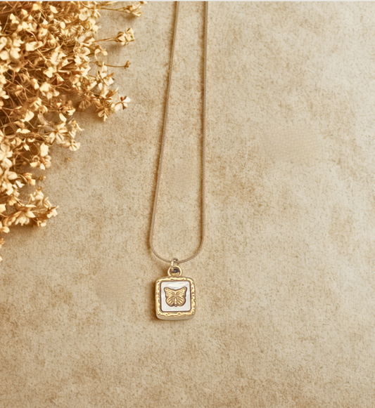 Butterfly Emblem Pendant