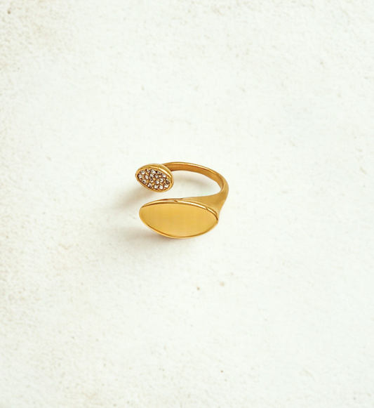 Modern Open Gold Ring