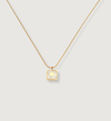 Heart-Inlaid Mother-of-Pearl Pendant