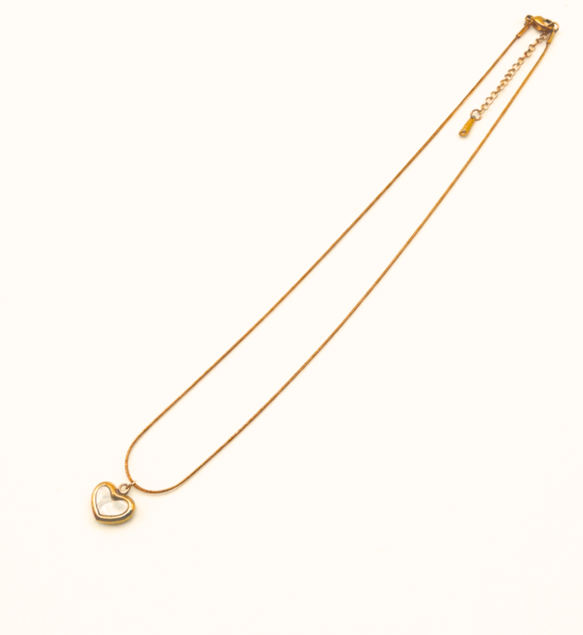 Mother-of-Pearl Heart Pendant