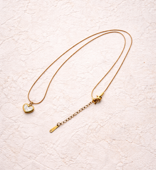 Mother-of-Pearl Heart Pendant