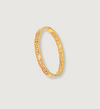 Greek Key Design Gold Bangle