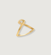 V-Shaped Gold Ring