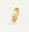 Wavy Gold Band Ring