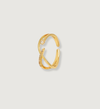 Gold Twisted Open Ring