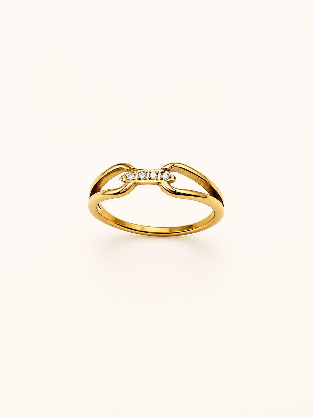 Infinity Crystal Ring