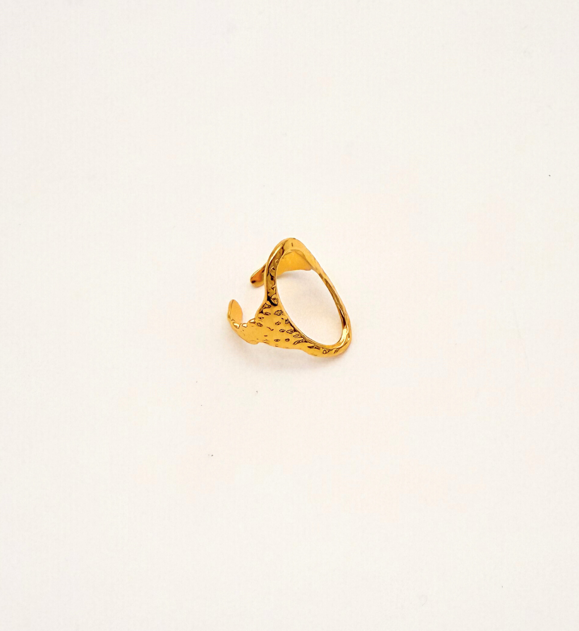 Textured Open Finger Ring