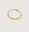 Gold Bamboo-Inspired Bangle
