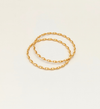 Twisted Gold Bangles Set