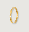 Gold Classic Lock Bangle