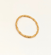 Gold Bamboo-Style Bracelet