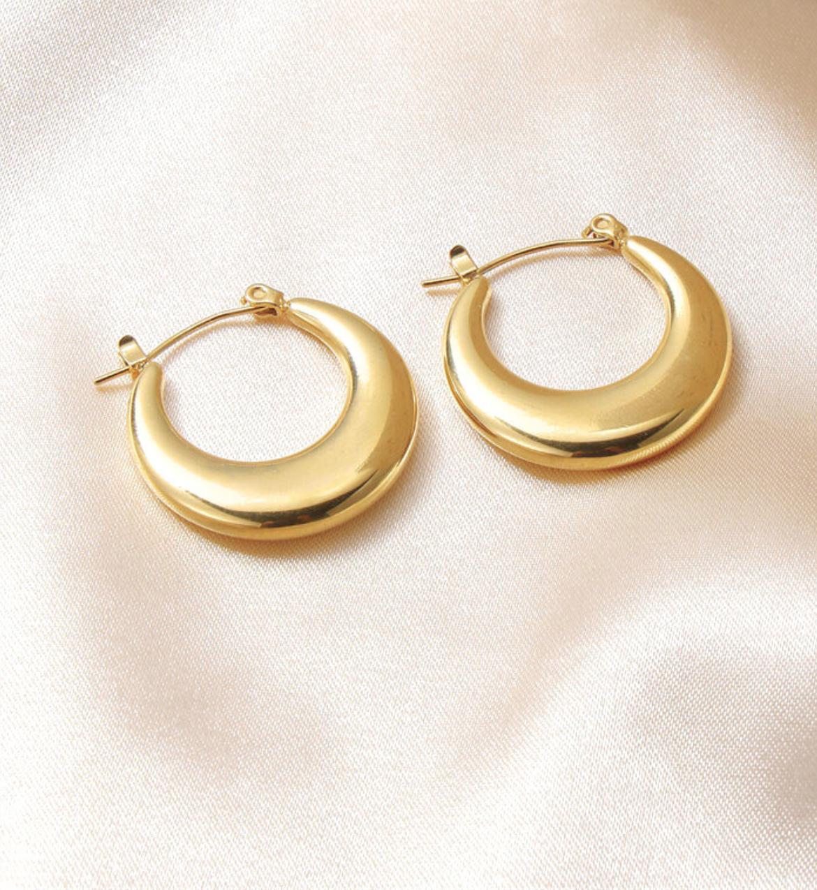 Classic Gold Hoops