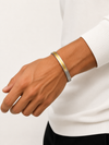 Contemporary Dual-Tone Bangle