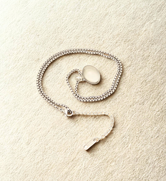 Classic Silver Pendant Necklace