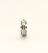 Silver Textured Band Ring