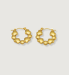 Playful Heart Hoop Earrings