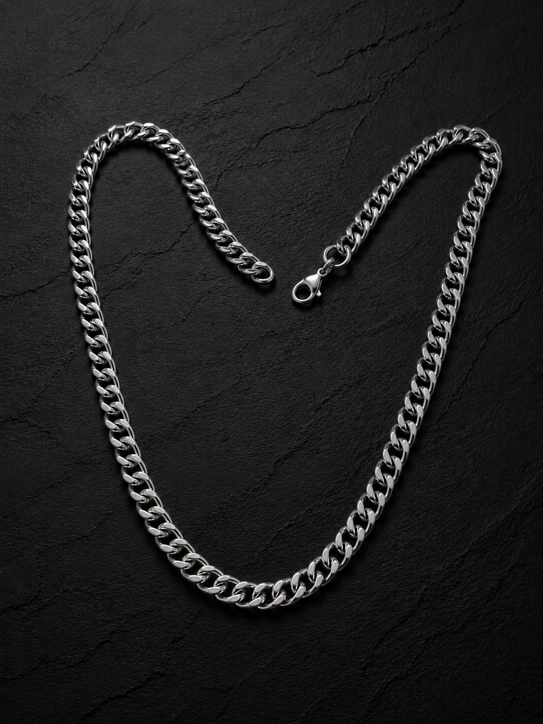 Silver Cuban Link Chain