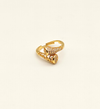 Gold Twisted Band Ring
