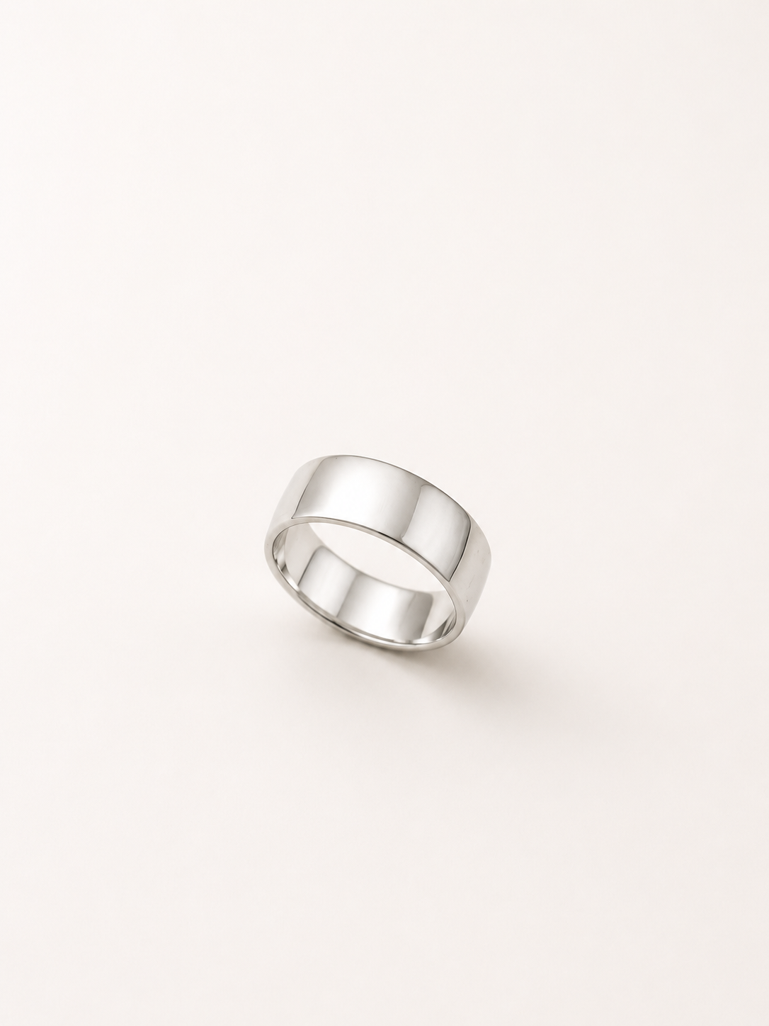 Silver Edge Contemporary Ring