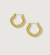 Twisted Rope Hoop Earrings