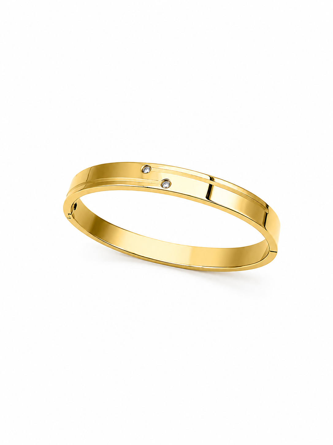 Gold Twin Crystal Bracelet
