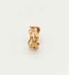 Gold Wave Band Ring