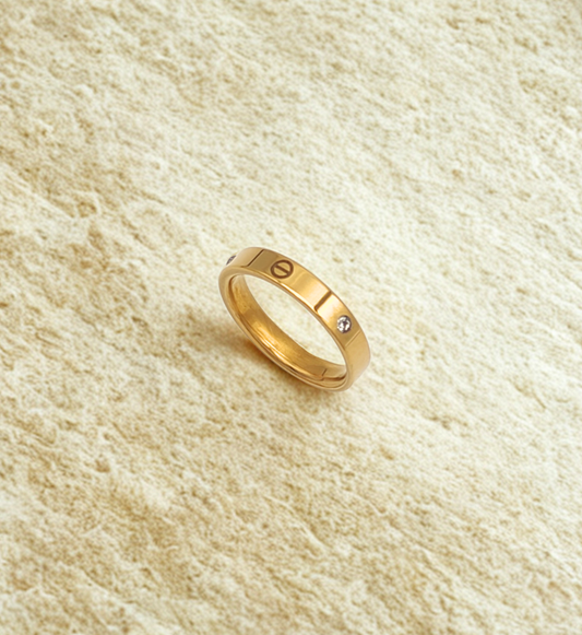 Gold Minimalist Band Ring