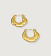 Braided Crescent Hoop Earrings