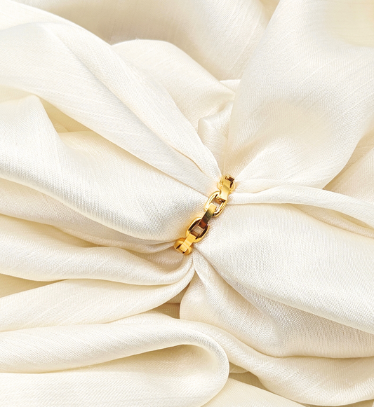 Gold Link Chain Ring
