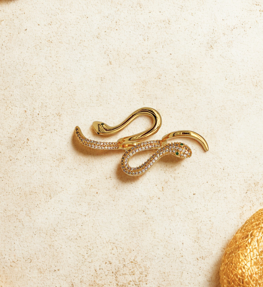 Snake-Inspired Statement Ring