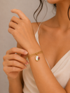Pearl Bloom Charm Bangles