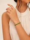 Emerald Luxe Tennis Bangle