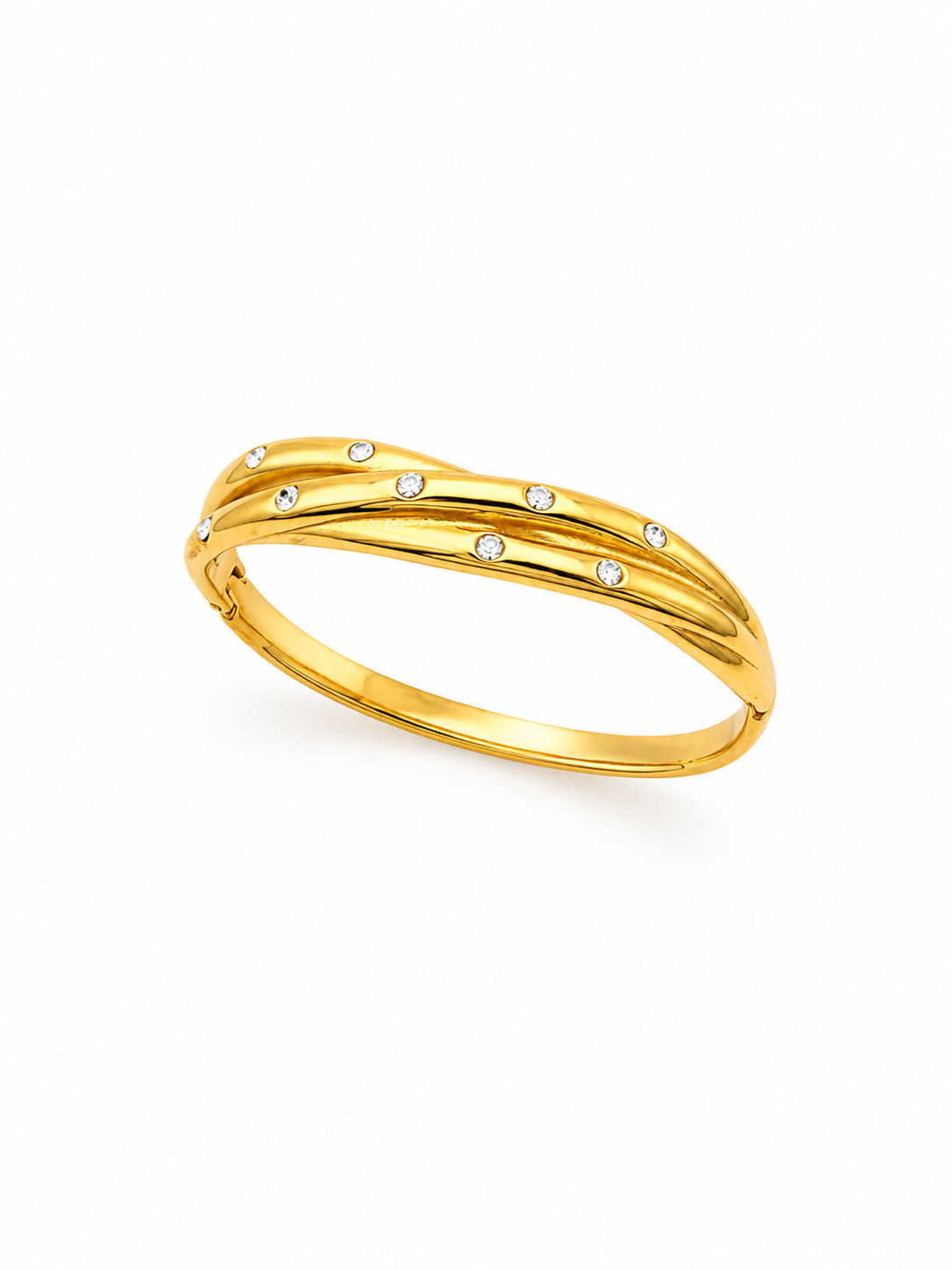 Celeste Crystal Wrap Bangle