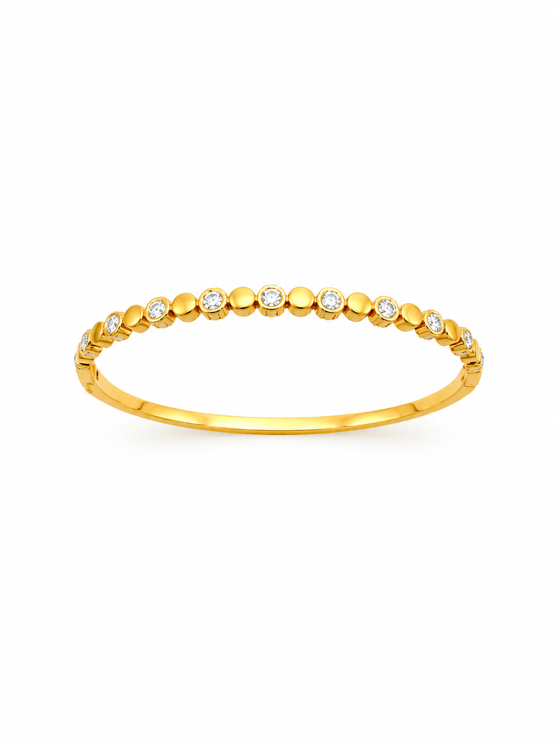 Luna Dot Crystal Bangle