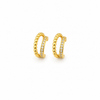 Dual Hoop Crystal Earrings