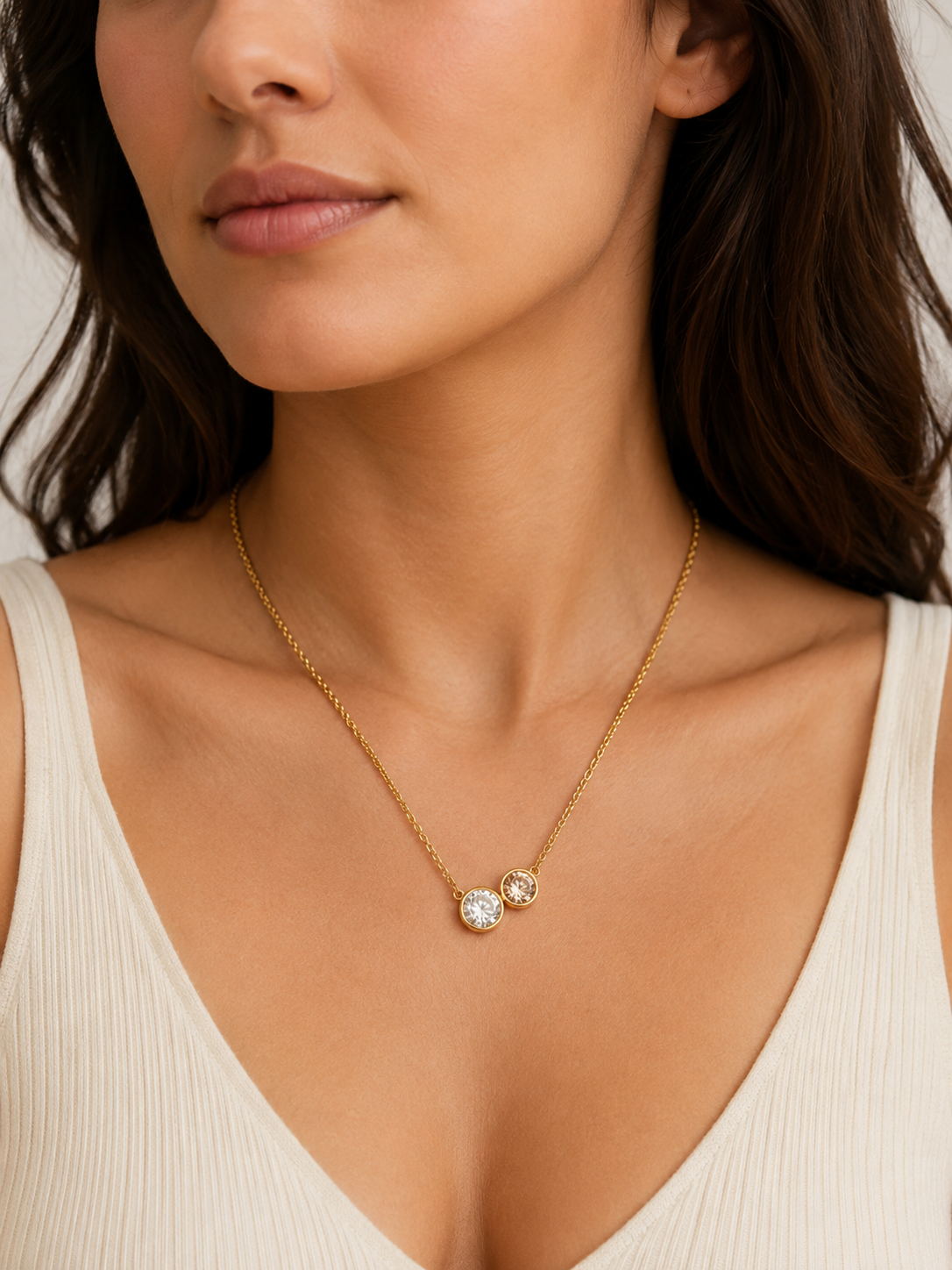 Dual Crystal Pendant