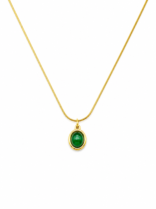 Emerald Oval Pendant