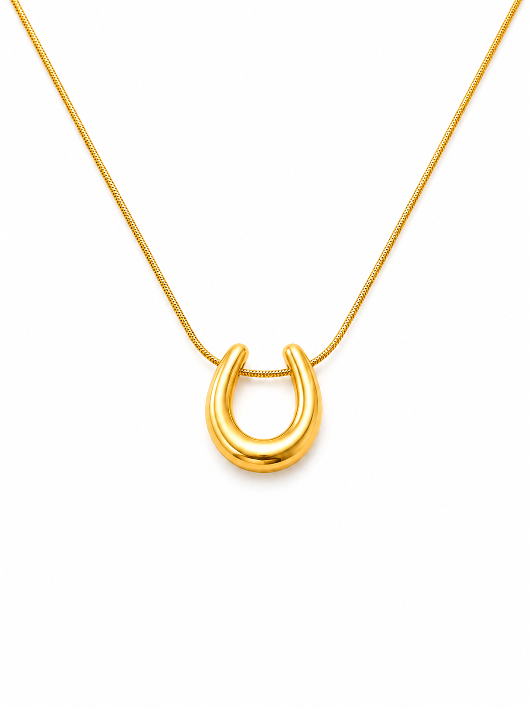Golden Horseshoe Pendant