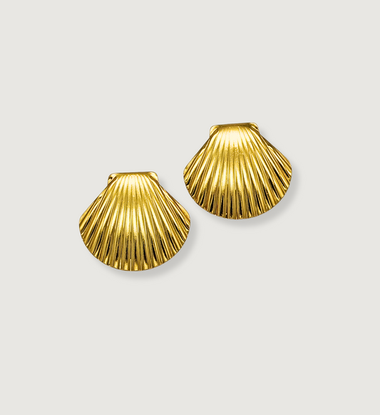 Golden Shell Earrings