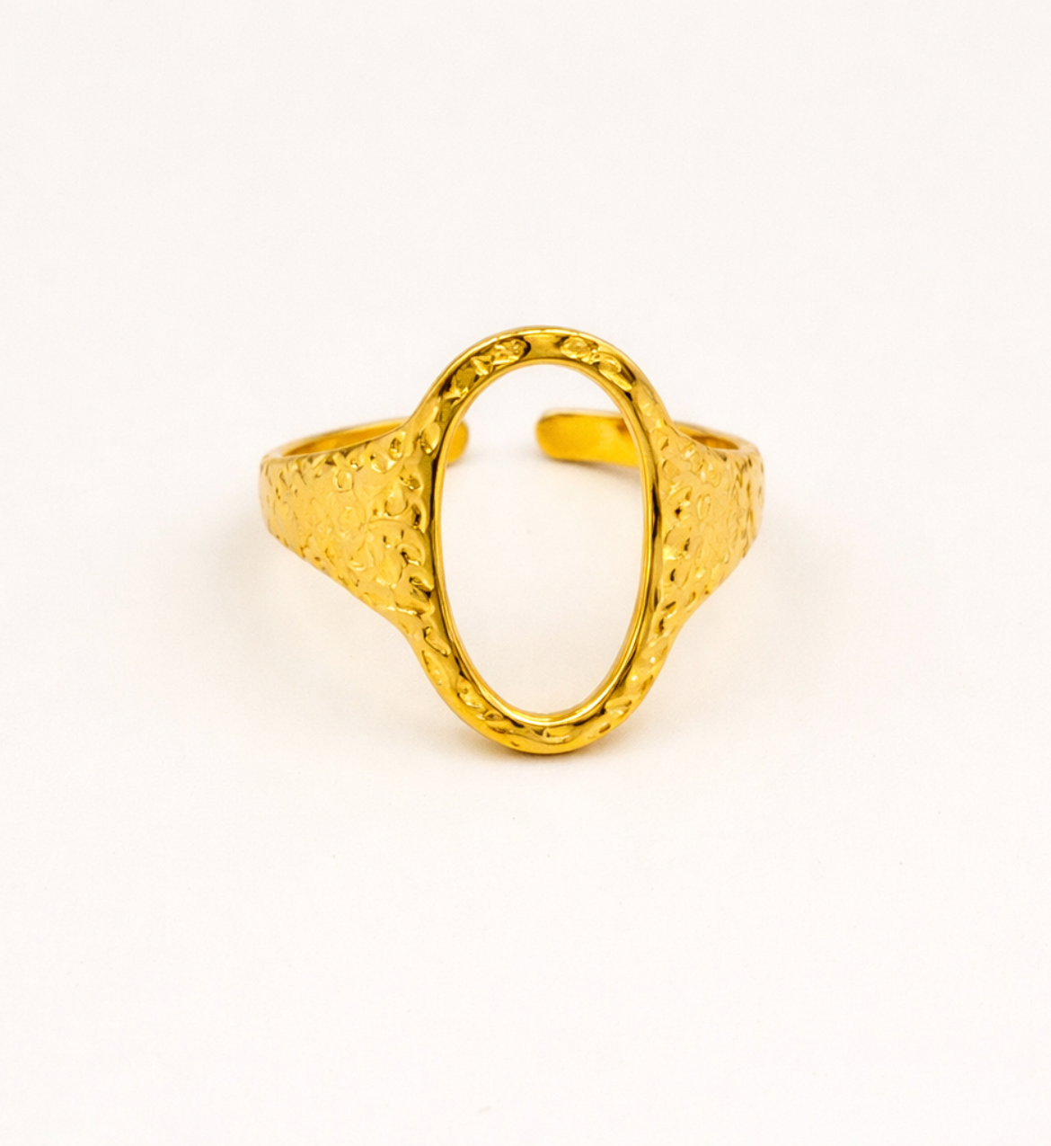 Textured Open Finger Ring