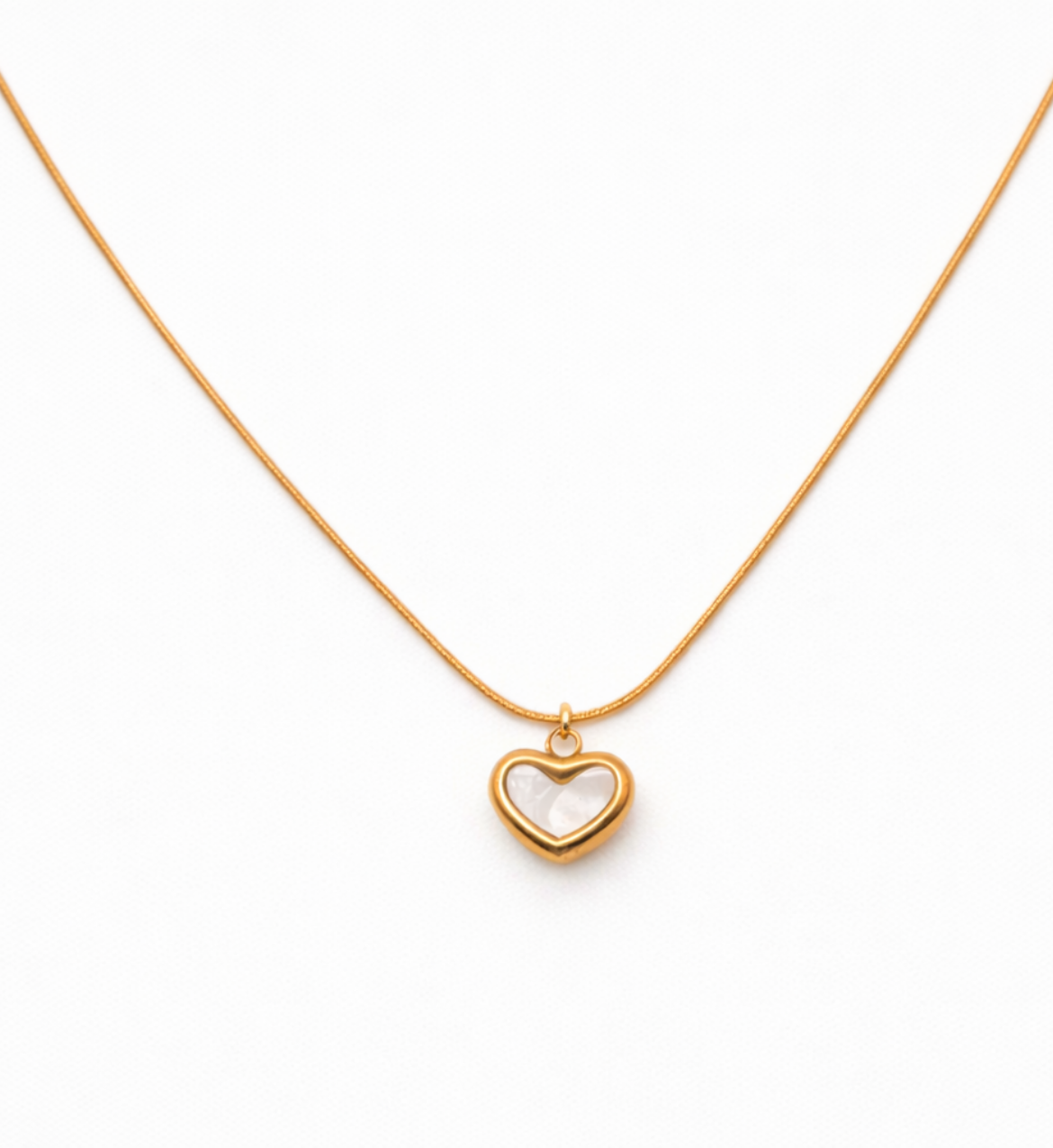 Mother-of-Pearl Heart Pendant